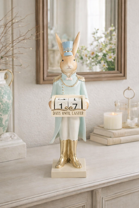 Statua Coniglio Decorativo 9×10×32 cm in Resina Clayre & eef