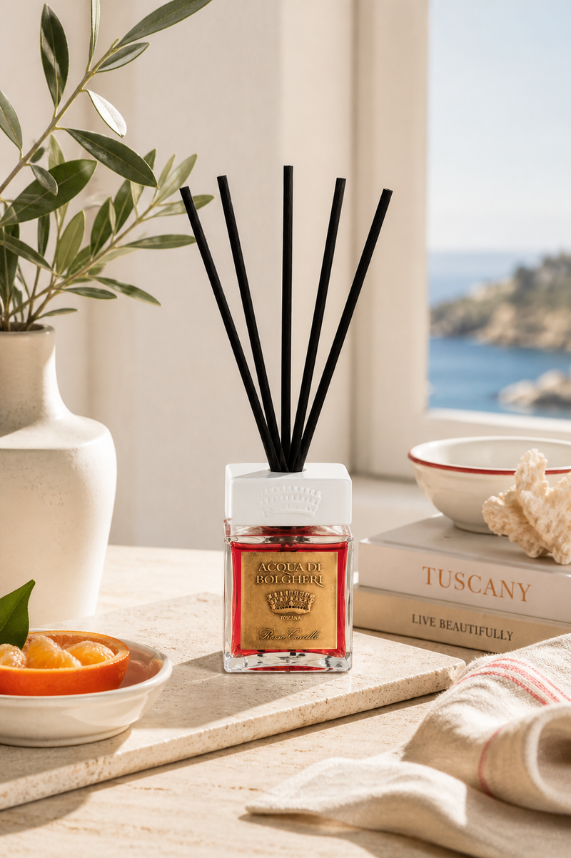 Diffusore per ambienti Rosso Corallo Acqua di Bolgheri