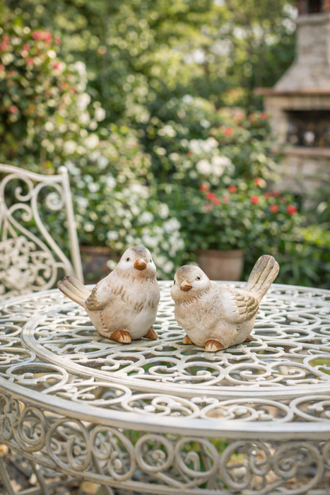 Coppia di Uccellini in Terracotta