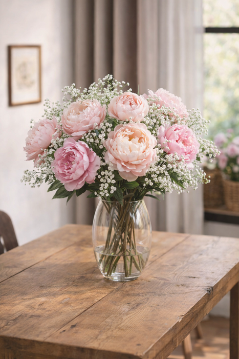 Vaso Decorativo in Vetro per Fiori