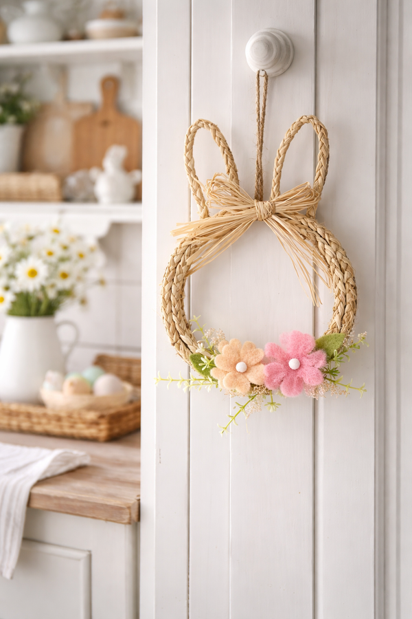 Corona Coniglio Pepen Nuvole di Stoffa 17x26 cm