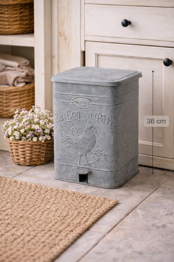 Contenitore in Metallo con Coperchio “Le Coq en Pâté” Nuvole di Stoffa