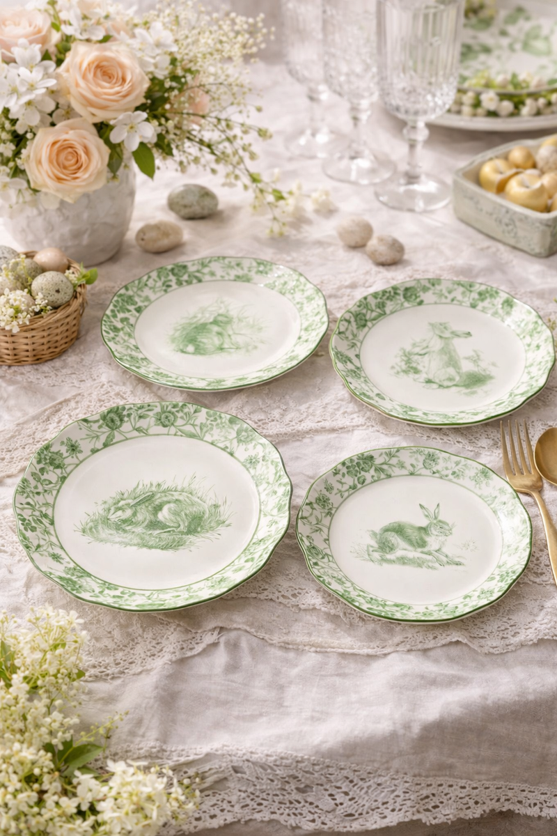 Piatto da dolce Le Jardin in ceramica 20 cm