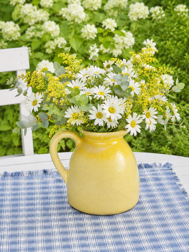 Vaso in ceramica giallo-Boltze
