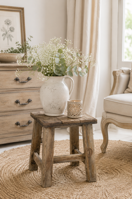 Sgabello in legno -Chic Antique