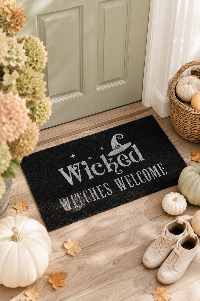 Zerbino Nero "Wicked Witches Welcome"