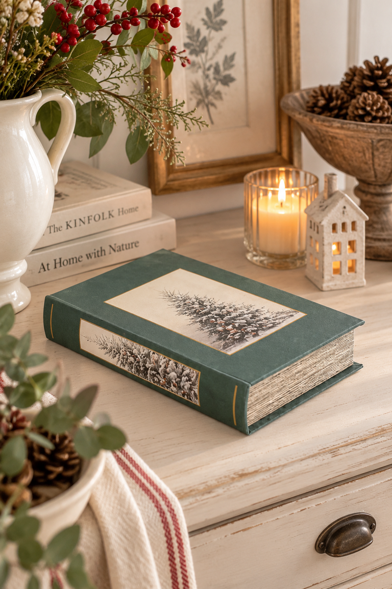 Libro contenitore decorativo Spruce 17 x 5 x H26 cm