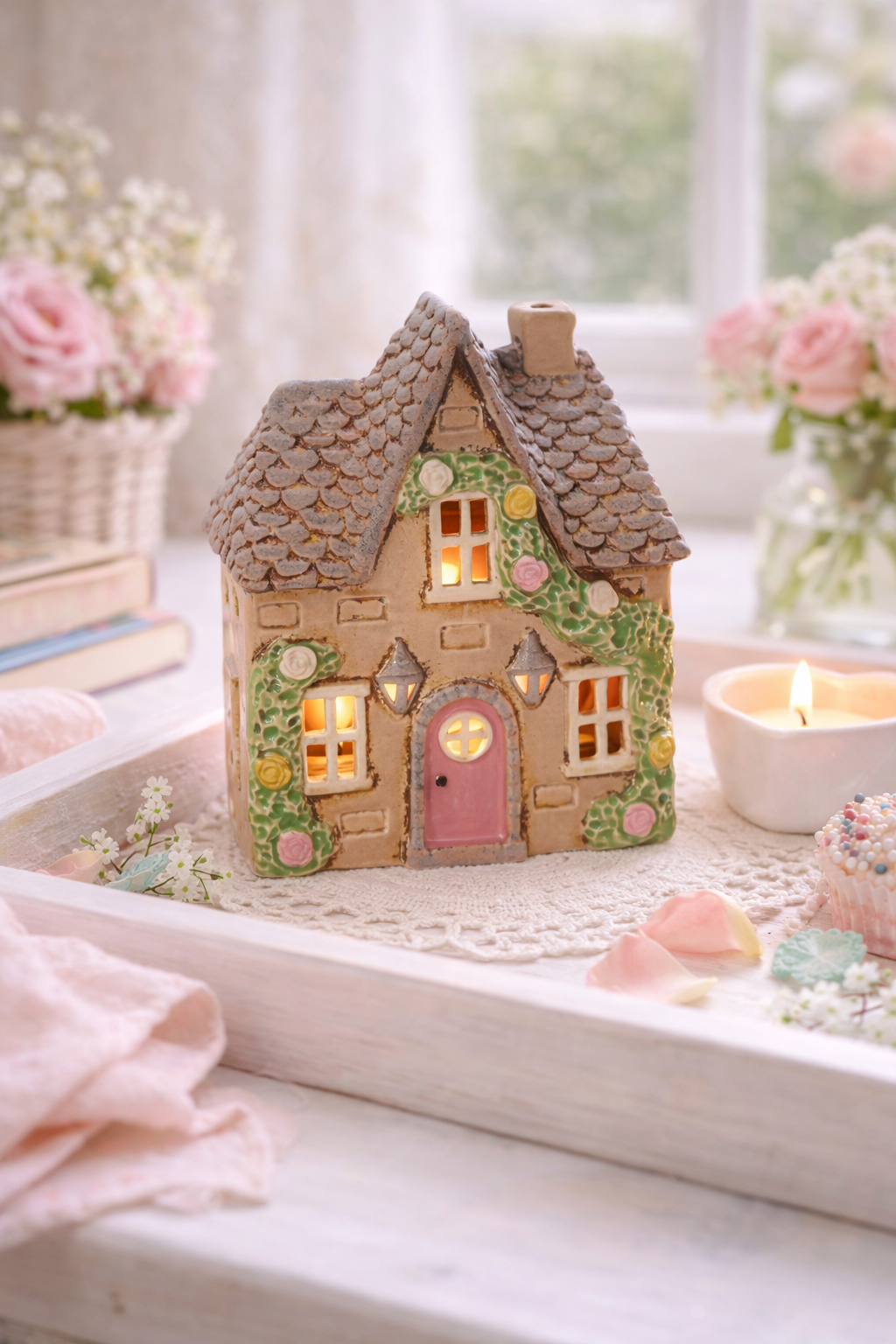 Casetta Cottage Portatealight 20 cm