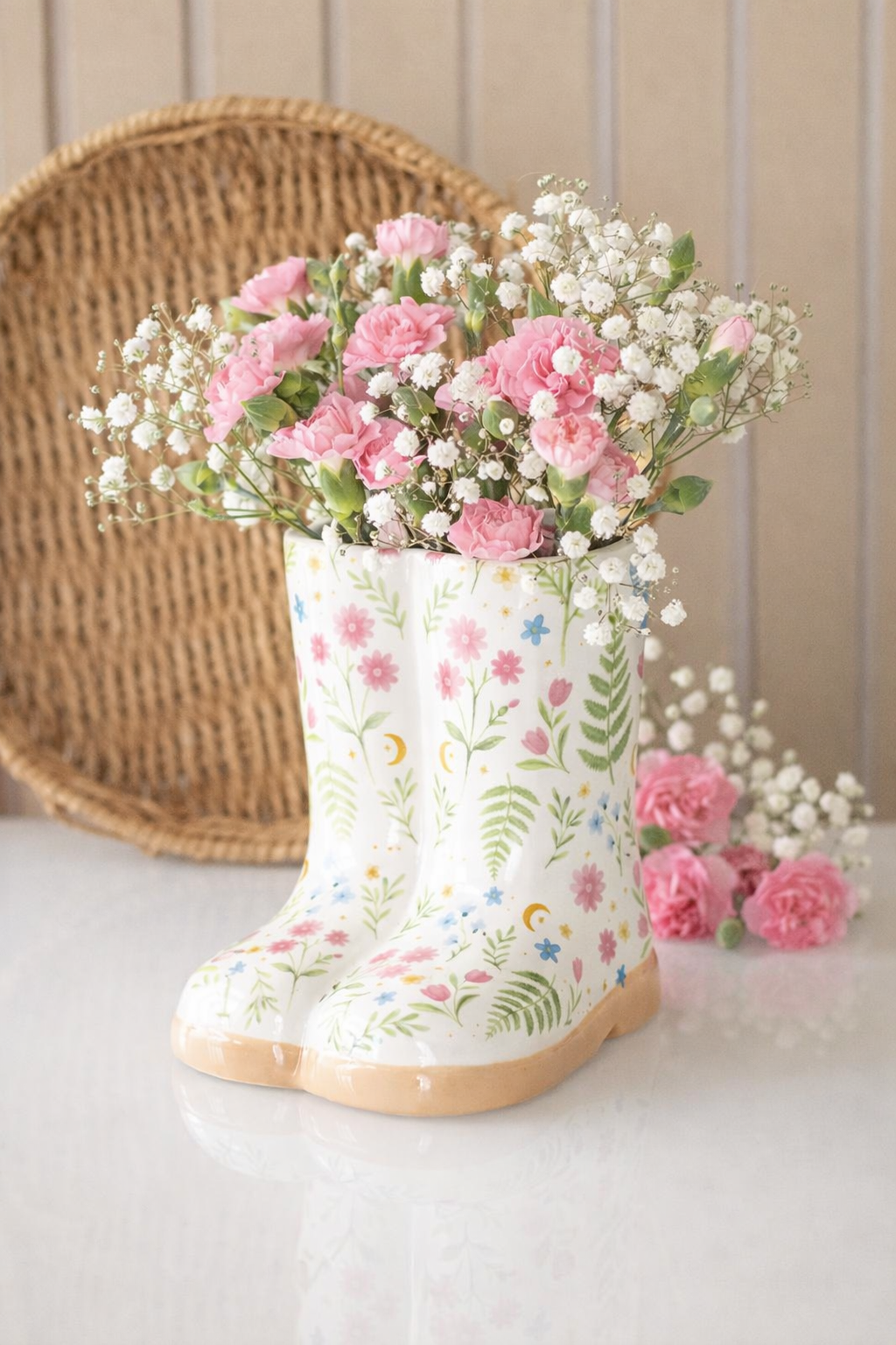 Vaso Stivali Floreale