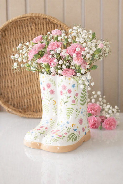 Vaso Stivali Floreale