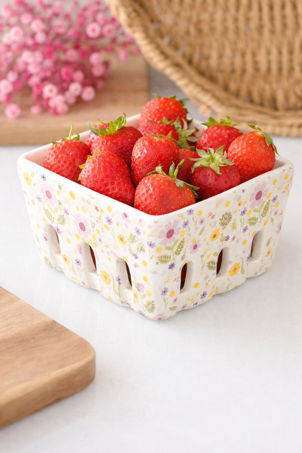 Ciotola in ceramica con Fiori