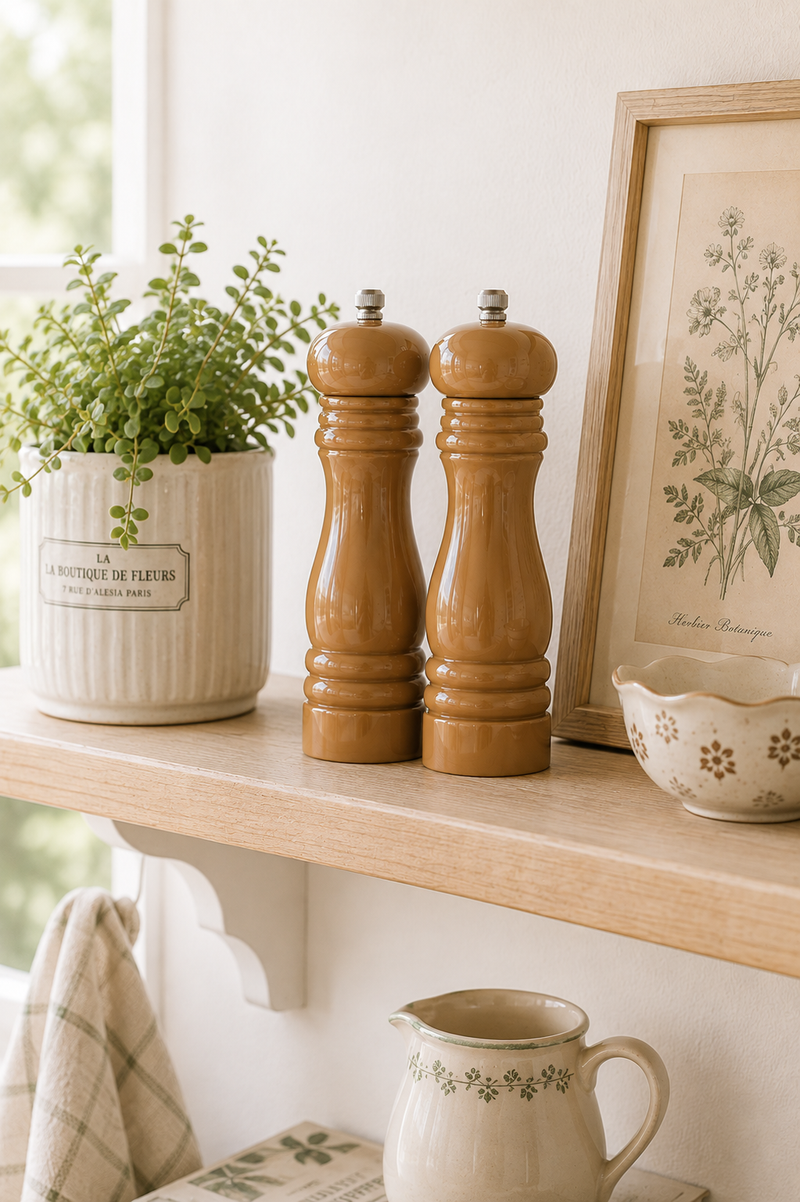 Set Macina Sale e Pepe Hazelnut in Legno – Ib Laursen
