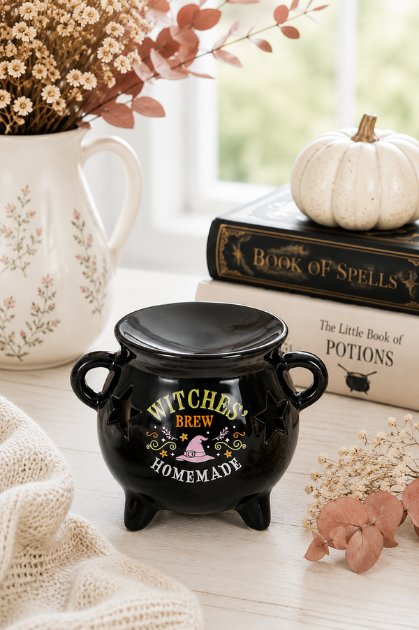 Bruciatore per oli e cere Calderone Witches Brew