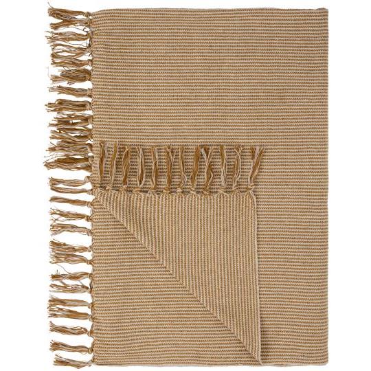 Coperta in cotone a righe 130x160 cm Ib laursen