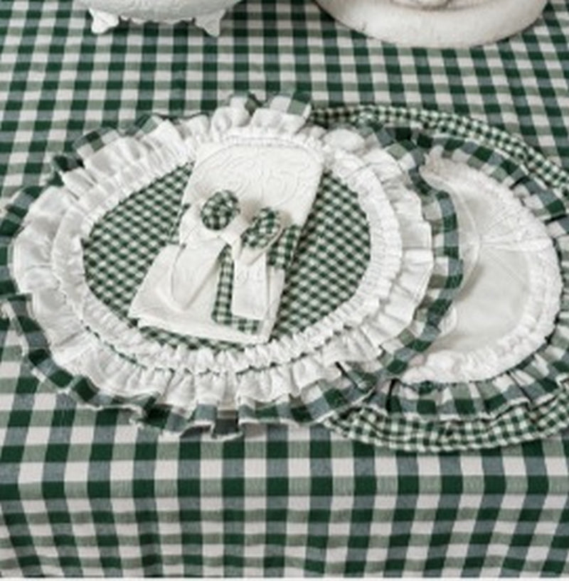 Country Green Tovaglietta Tonda - Arredo Casa da Sogno