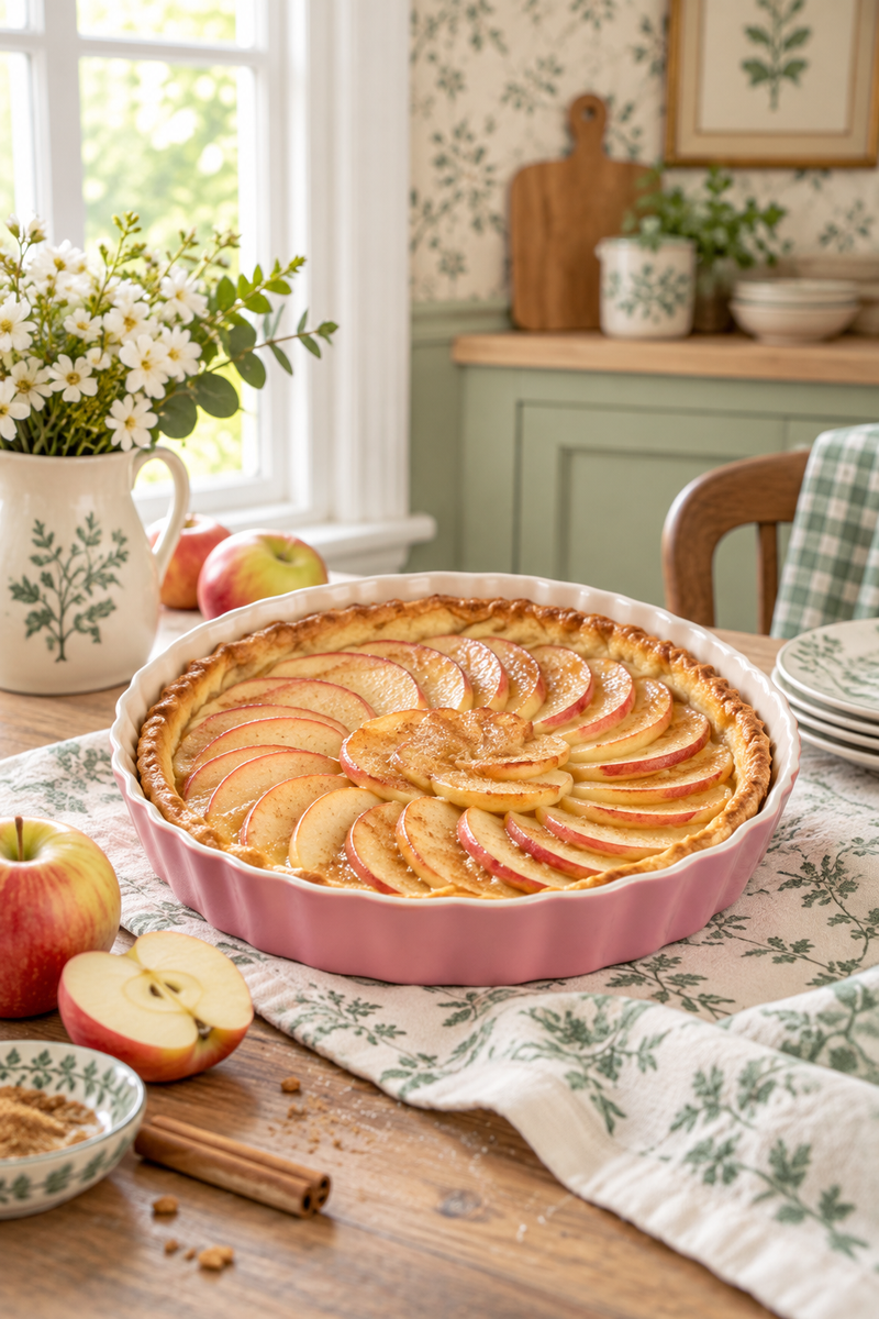 Moule à tarte rose pastel Bella 26,5 cm Isabelle Rose