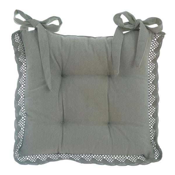 Cuscino Infinity con pizzo Verde Blanc Mariclò