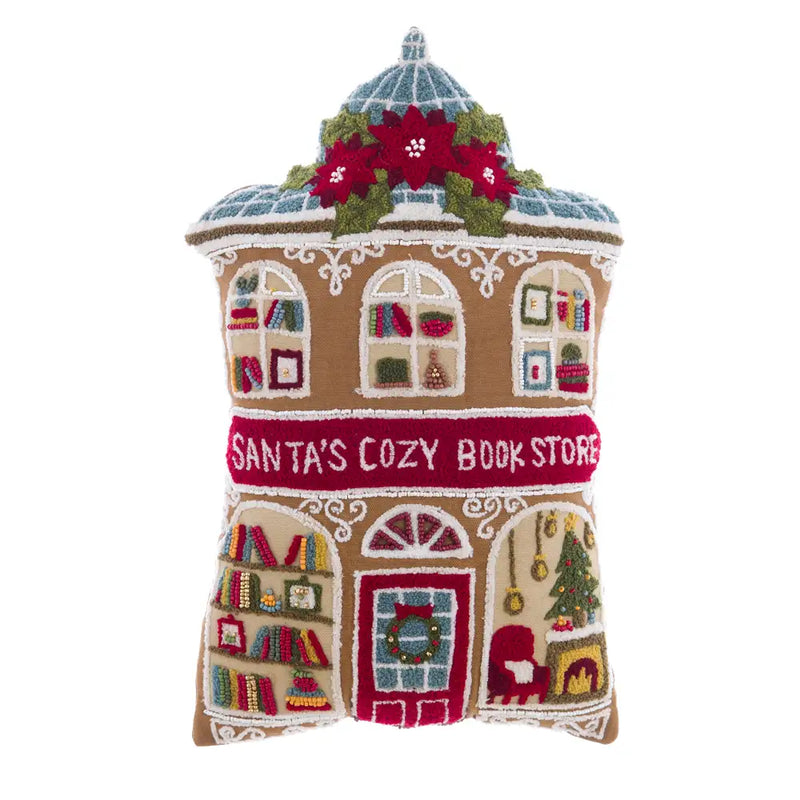 Cuscino Natalizio Libreria Sagomato 44x28 cm – Blanc Mariclò