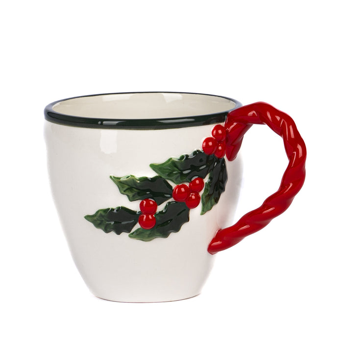 Mug with handle Holly -Goodwill