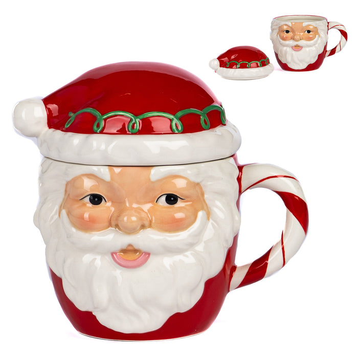 Tazza con coperchio Santa Claus -Goodwill