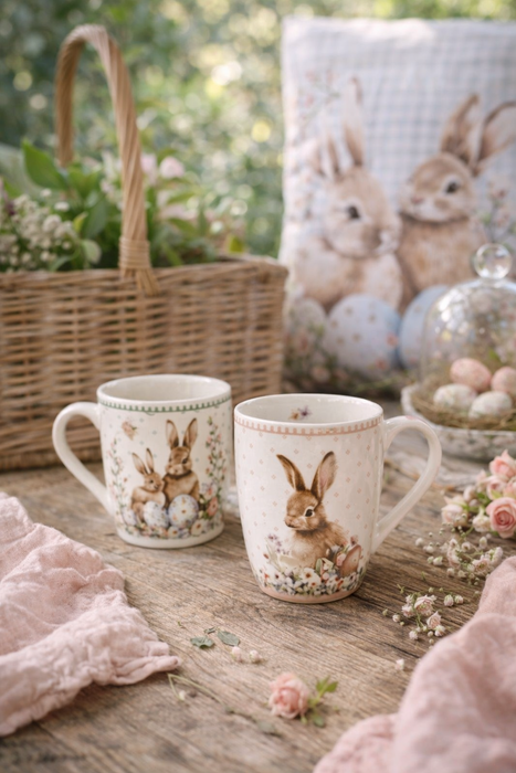 Tazza 350 ml – Collezione Rabbit Pepen Nuvole di stoffa
