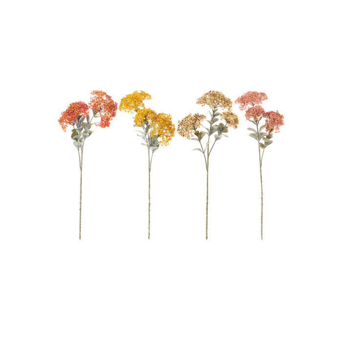 Mazzetto Fiore Millefoglio 20x12x58 cm – Decorazione Floreale – Nuvole di Stoffa