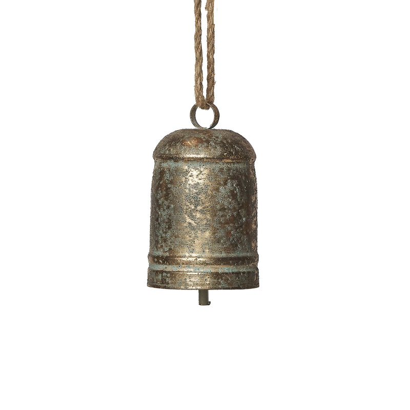 Campana nordica decorativa in metallo 10 x 10 x H20 cm