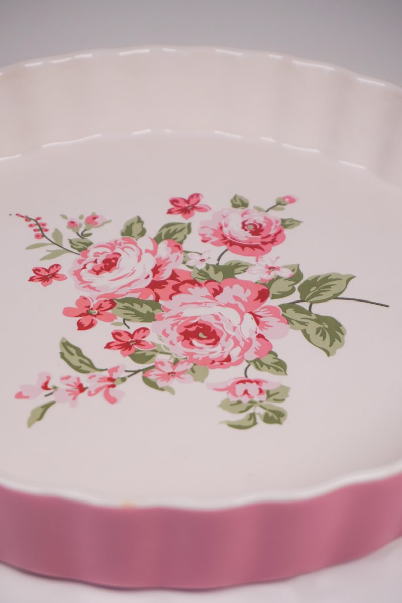 Moule à tarte rose pastel Bella 26,5 cm Isabelle Rose