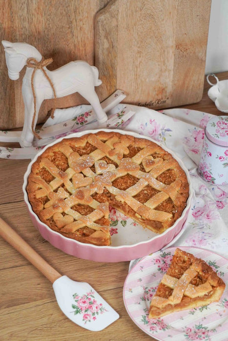 Teglia per crostata rosa pastello Bella 26,5 cm Isabelle Rose