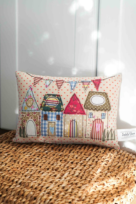 Cushion with houses 20x28 cm Isabelle Rose