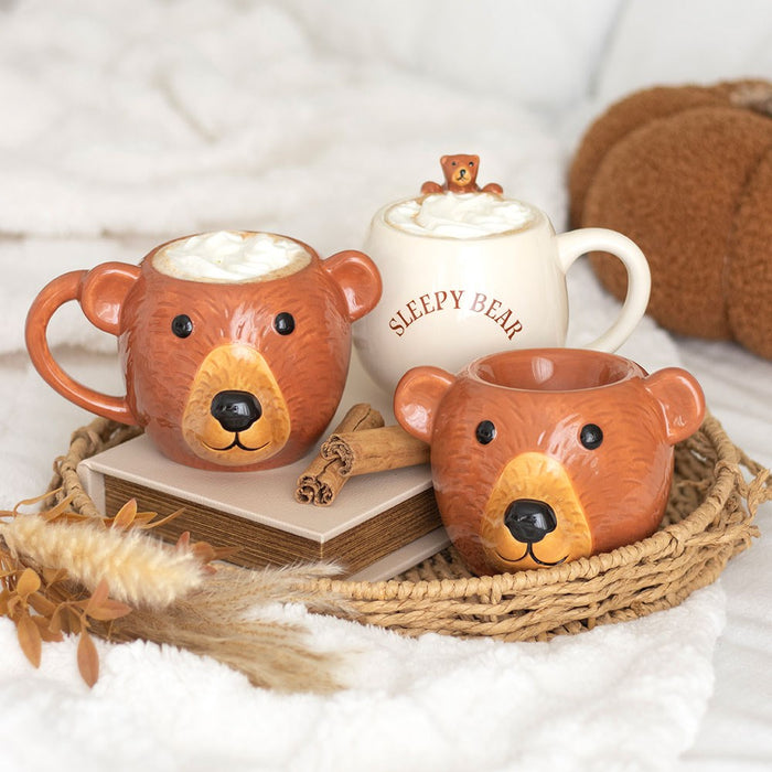 Teddy bear-shaped mug