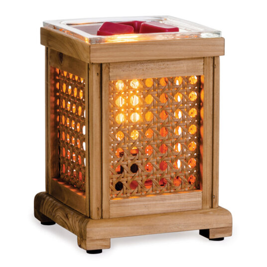 Lampada Scaldacera Elettrica Wood & Cane – Candle Warmers®