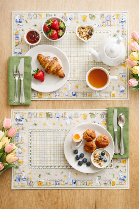 Tovaglietta Americana in Cotone 50x35 cm con Oche