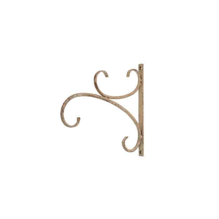 Gancio da Parete in Metallo 21 cm Nuvole di Stoffa Shabby Chic