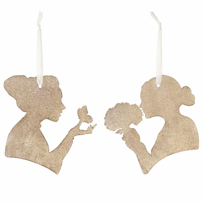 Silhouette d'appendere 25 cm Nuvole di Stoffa