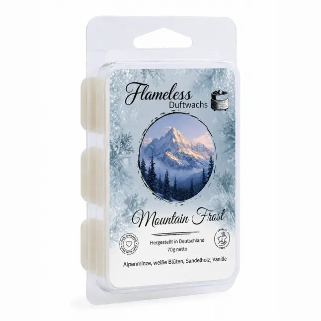 Cera Profumata di Soia Mountain Frost Flameless 70 g