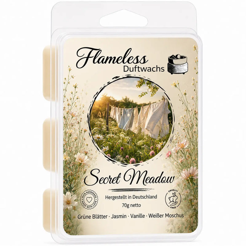 Cera Profumata Secret Meadow 70 g Flameless