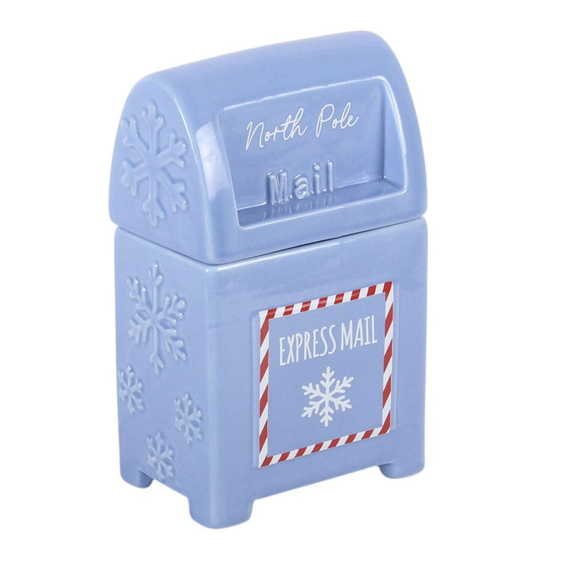 Bruciatore per oli e cere a forma di cassetta postale