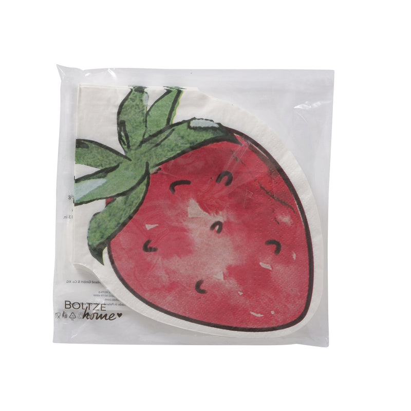 Tovagliolo di carta set di 12 con motivo fragole Emily - Arredo Casa da Sogno