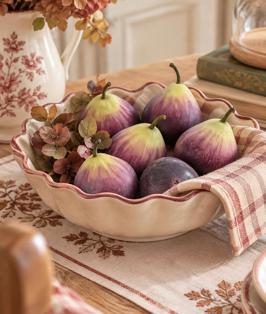 Set di 3 Fichi Decorativo 8.5 cm