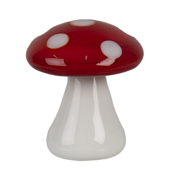 Champignon décoratif en verre 3x3 cm -Clayre &amp; eef