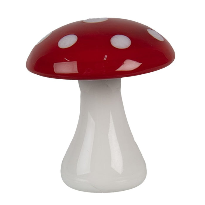 Champignon décoratif en verre 4x4cm -Clayre &amp; eef