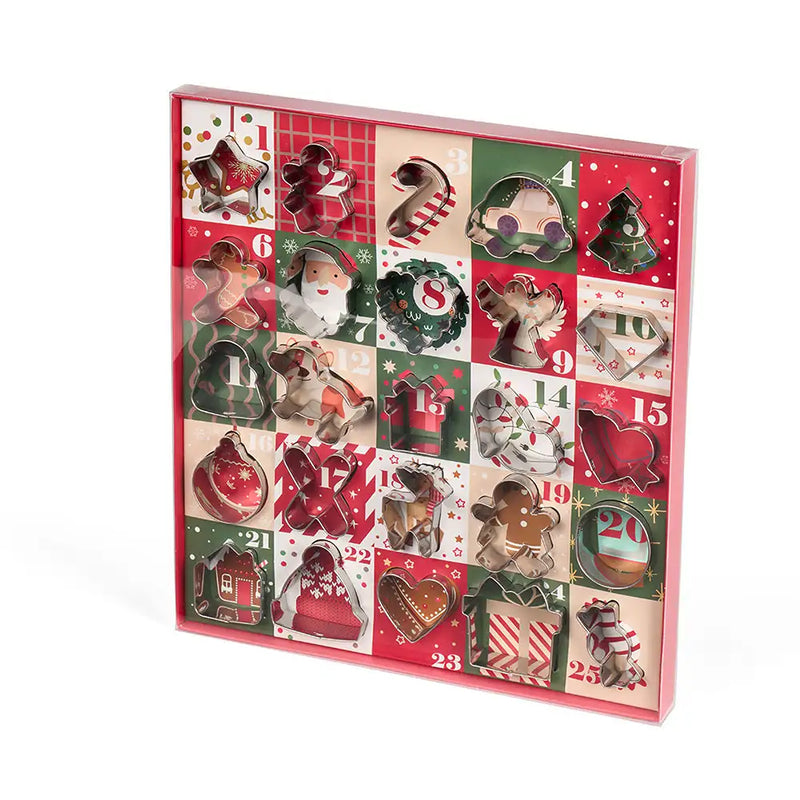 Set 25 Stampini Biscotti Calendario dell’Avvento 5 cm – Nuvole di Stoffa