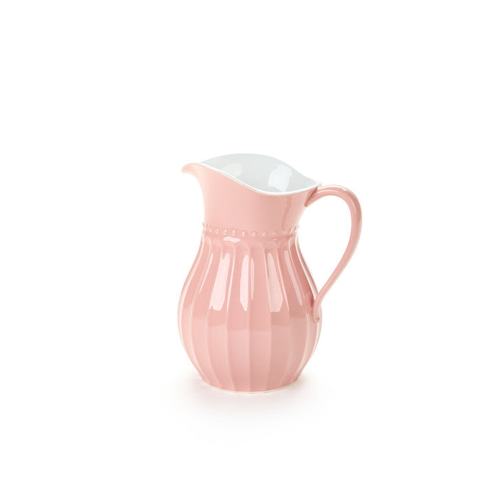 Brocca in ceramica rosa 21X14 CM 1.7 L