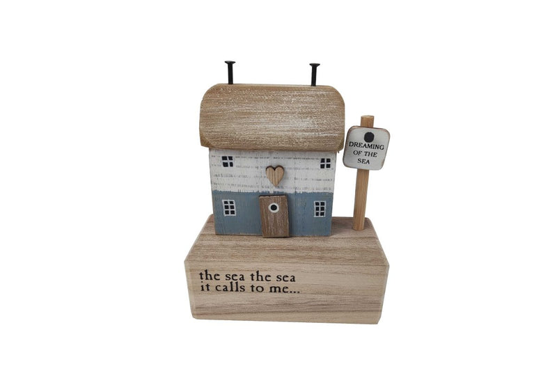 Casetta in legno bianco e blu isabelle rose home - Arredo Casa da Sogno