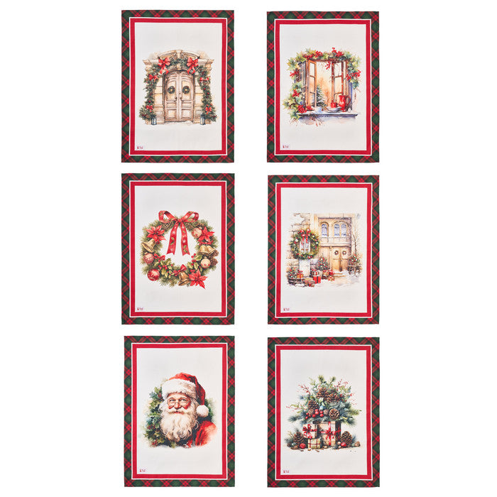 Strofinaccio Christmas coming Nuvole di Stoffa