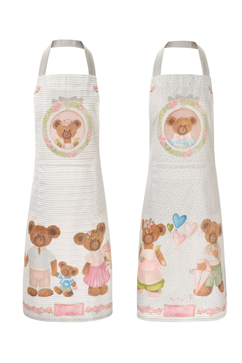 Grembiule Sweet Bear Nuvole di Stoffa