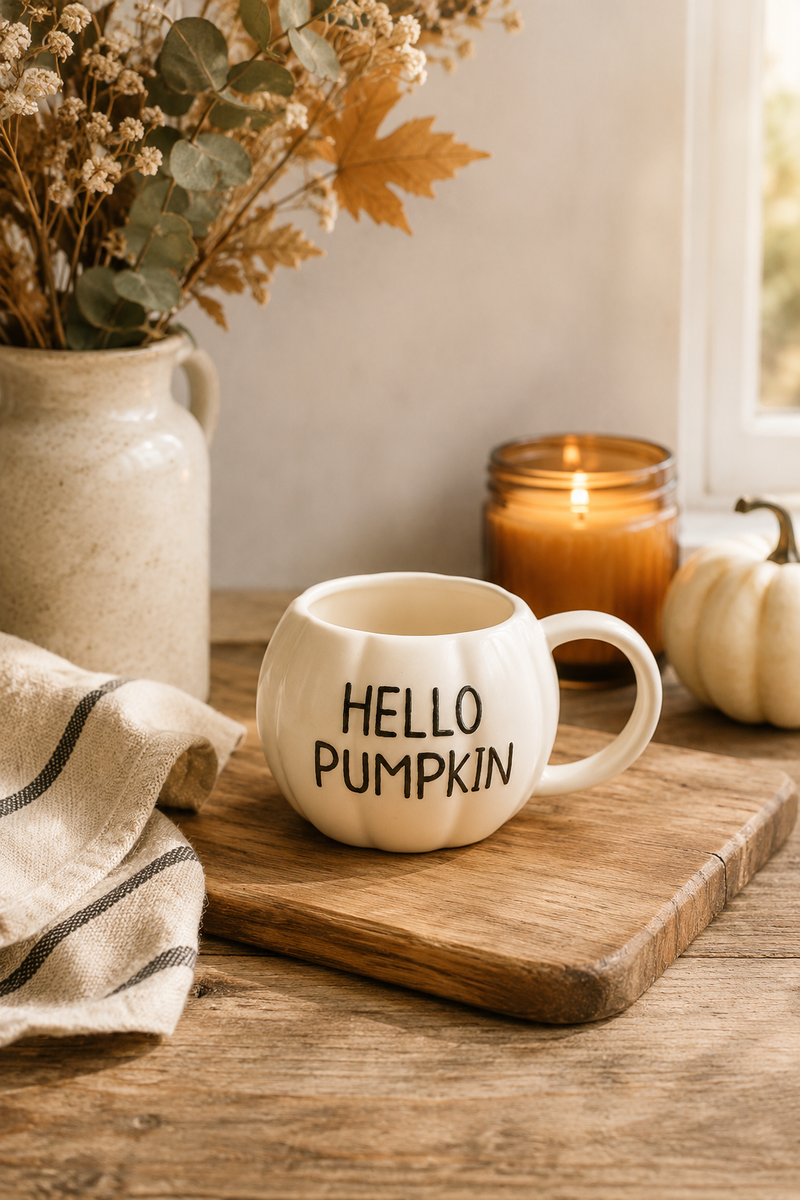 Tazza autunnale Hello Pumpkin