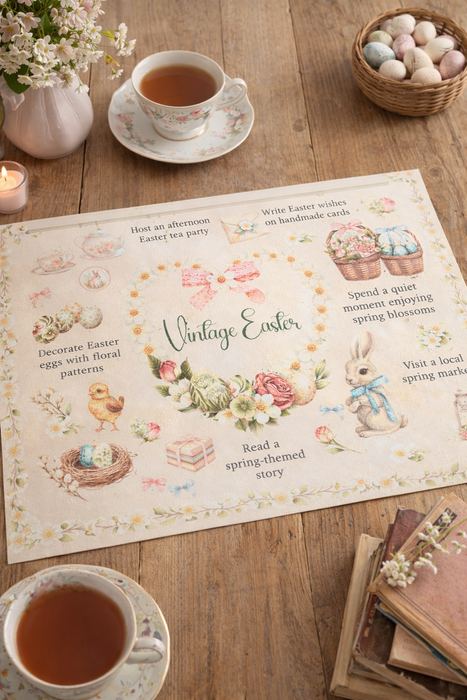 Tovaglietta ‘’Vintage Easter” 45x33 cm