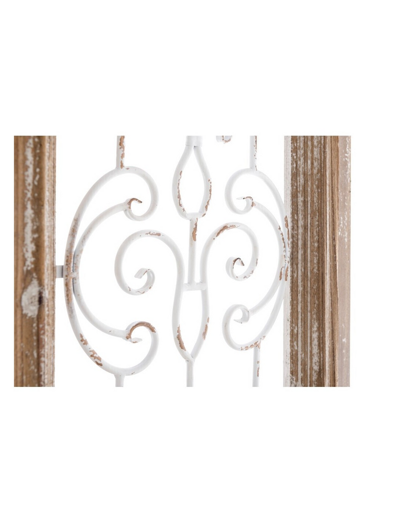 Pannello decorativo in legno massello – stile francese Blanc Maricló